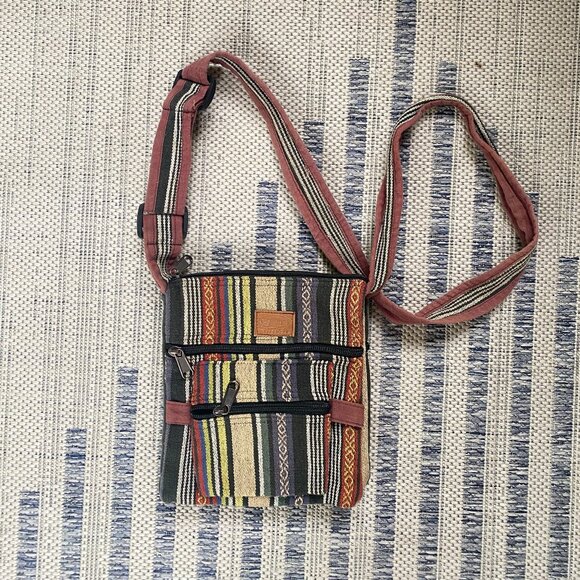 Hemp Hippie Boho Crossbody Bag (bought in nepal) - Picture 1 of 2